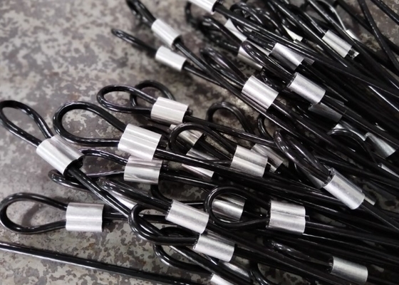 6.5MM Gym Wire Rope w czarnym kolorze dla miękkich ćwiczeń i siły