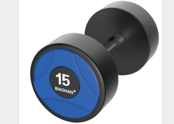 Moda Gym Weights Hantle, czarne hantle PU ze stalowym uchwytem